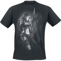 Toxic Angel T-Shirt - Spirit of Huntress - S bis 4XL - für Männer - Größe L - schwarz von Toxic Angel