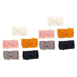 Toyvian 10 Stk Stirnband Urlaub Baby Kopfbedeckung Handgefertigte Haarbänder Bowknot-haarschleife Frauen Bowknot Kopfschmuck Festliche Kopfbedeckungen Stoff Zubehör Kleine Kleinkind von Toyvian