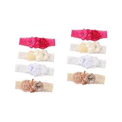 Toyvian 8 Stk Stirnband Aus Floraler Spitze Chiffon-spitzen-stirnbänder Spitzenstirnband Für Mädchen Elastisches Haarband Aus Spitze Haarschmuck Baby Schal Europäisch Und Amerikanisch von Toyvian