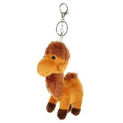 Toyvian Geschenke Schlüsselringe Schlüsselbund Camelkey Schlüsselanhänger Plüsch Kamel-Charme Kawaii Schlüsselanhänger dekorativer Taschenanhänger süße Schlüsselanhänger für Rucksäcke Tier von Toyvian