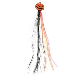 Toyvian Halloween Kürbis Haarspange Haarverlängerungsclip Halloween-Haarnadeln Perücke Haarbänder Clip zur Haarverlängerung farbige Haarspangen Erwachsener Kopfbedeckung Haarglätter Kind von Toyvian