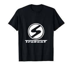 Trabant Schriftzug mit Sachsring Logo Trabi 601 deluxe T-Shirt von Trabant Trabbi Trabi Pappe DDR Geschenke