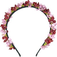 Trachtenland Trachtenhut Blumen Haarreif 'Elfe' - Schmaler Blütenkranz, Ro von Trachtenland