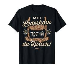 Passend für Oktoberfest Herren T-Shirt Lederhose Trachten T-Shirt von Trachtenshirt traditionell & lustig