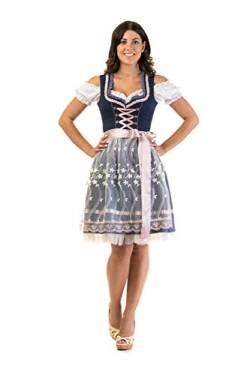 Trachtl.de Dirndl Trachtenkleid Damen Steffi 3:TLG Set Bluse und Schürze 34 von Trachtl.de