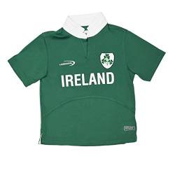 Lansdowne grünes Irland Shamrock Performance Kurzarm Kinder Polo Shirt (6-12 Monate) von Traditional Craft