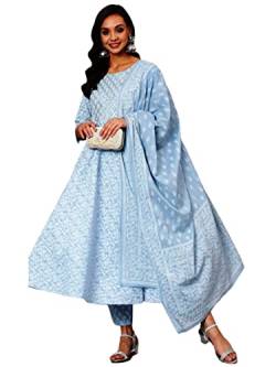 Traditional Jaipur Rayon Fabulous Crop Top Kleid für Damen mit festlichem Kleid von Dhoti & Shrug für Frauen und Mädchen (X-Large) von Traditional Jaipur