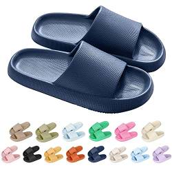 Trafagala Hausschuhe Damen Herren Airfoot Cloud Schlappen Cozy Slides Sommer Wolkenschuhe Bequeme Rutschfeste Badelatschen Badeschlappen FüR Langes Stehen Sandalen Plateau von Trafagala