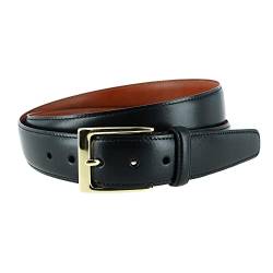 Trafalgar Cortina Ledergürtel für Herren, 30 mm - Schwarz - 32 von Trafalgar