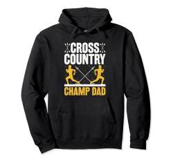 Lustiger XC-Cross-Country-Läufer Papa Track Father Pullover Hoodie von Trail Calls Long Distance Runner Retro Vintage