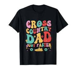 Lustiger XC-Cross-Country-Läufer Papa Track Father T-Shirt von Trail Calls Long Distance Runner Retro Vintage
