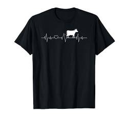 Herzschlag EKG Spruch Landwirtschaft Trecker Biobauer T-Shirt von Traktor Bauer Evolution Landwirt Gülle Mann Jungs