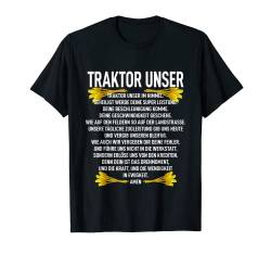 Traktor Unser Spruch Landwirtschaft Trecker Biobauer T-Shirt von Traktor Bauer Evolution Landwirt Gülle Mann Jungs