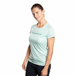 T-Shirt Trangoworld Chovas Aquamarin for Damen - Bergsport Shirt - S von Trangoworld