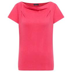 Tranquillo - Women's Jersey-Shirt mit Wasserfallausschnitt - T-Shirt Gr L rosa von Tranquillo