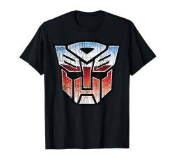 Autobot im Distressed-Design mit Transformers-Logo T-Shirt von Transformers