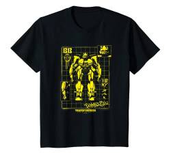 Kinder Transformers: Rise of the Beasts Bumblebee Schematics Retro T-Shirt von Transformers