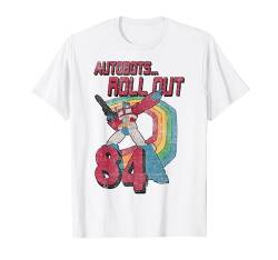 Transformers Autobots Retro Roll Out 84 Rainbow Stripe T-Shirt von Transformers