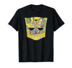 Transformers Bumblebee Big Face Retro Lines Logo T-Shirt von Transformers