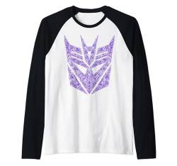 Transformers Decepticons Purple Icon Filled Logo Raglan von Transformers