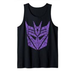 Transformers Decepticons Purple Icon Filled Logo Tank Top von Transformers