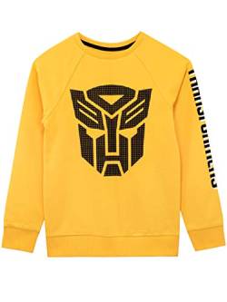 Transformers Jungen Autobots Sweatshirt Gelb 134 von Transformers