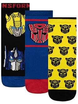 Transformers Jungen Socken im 3er Pack Mehrfarbig 31-36 cm von Transformers