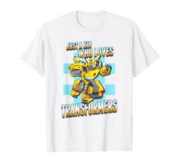 Transformers Just A Kid Who Loves Transformers Bumblebee T-Shirt von Transformers