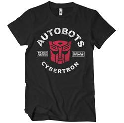 Transformers Offizielles Lizenzprodukt Autobots Cybertron Herren T-Shirt (Schwarz), XX-Large von Transformers