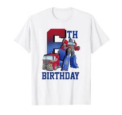 Transformers Optimus Prime 6th Birthday Gradient Fill Poster T-Shirt von Transformers