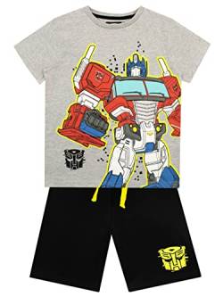 Transformes Jungen T-Shirt und Shorts Set Optimus Prime Mehrfarbig 128 von Transformers