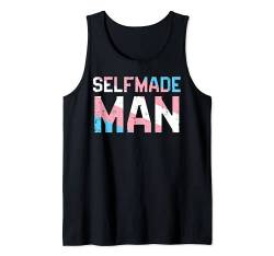 Selfmade Man Transgender Trans Pride Flag Transsexual Ftm Tank Top von Transgender Clothes Transsexual LGBT Trans Gifts