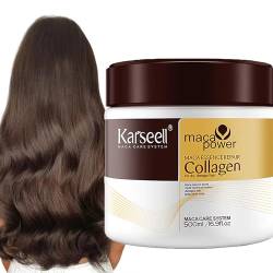 Karseell Collagen Hair Treatment 500 ml Deep Repair Conditioning Arganöl Kollagen Haarmaske Essenz für trockenes, geschädigtes Haar von Transplant