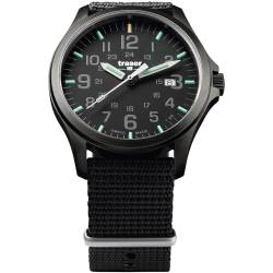 Officer Pro Herren Analog Quarz Uhr mit Nylon Armband 107422 von Traser