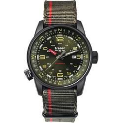 Traser Herren Analog Schweizer Automatikwerk Uhr mit Textil Armband 110456 von Traser