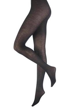 Trasparenze Gennifer Merino Wolle Strumpfhose Black Small von Trasparenze Hosiery