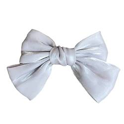 Bowknot Haarspangen Rote Schleife Clip Seidige Satinbandschleifen Craft Bows Große Haarschleifen-Clips für Damen und Mädchen (H) von Traumzimmer