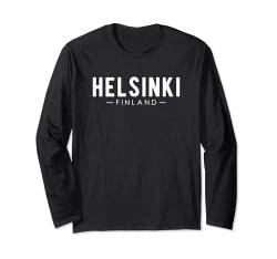 Vintage Helsinki Finnland Urlaub | Finnland Lover Langarmshirt von Travel Souvenir