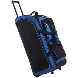 Travelers Club Xpedition Reisetasche, 76,2 cm (30 Zoll), neonblau, 30" Suitcase, Xpedition Reisetasche mit Mehreren Fächern, 76,2 cm von Travelers Club