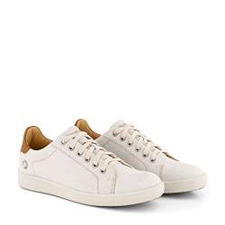 Travelin' Metz - Damen - Sneaker Low - Citytrip - Nubuk - Neutrale Passform - Weiss - 40 von Travelin'