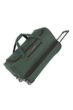 travelite 2-Rad Trolley Reisetasche Gr. L mit Dehnfalte, Gepäck Serie BASICS: Weichgepäck Reisetasche mit Rollen mit extra Volumen, 70 cm, 98 Liter (erweiterbar auf 119 Liter) von Travelite