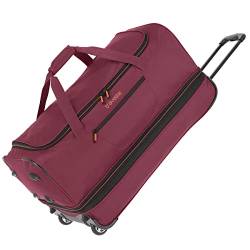 travelite 2-Rad Trolley Reisetasche Gr. L mit Dehnfalte, Gepäck Serie BASICS: Weichgepäck Reisetasche mit Rollen mit extra Volumen, 70 cm, 98 Liter (erweiterbar auf 119 Liter) von Travelite