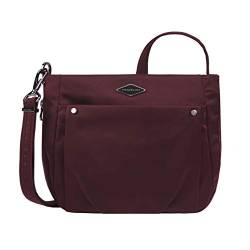 Travelon: Parkview – Anti-Diebstahl-Erweiterungs-Crossbody-Tasche, wein (Rot) - 43407-230 von Travelon