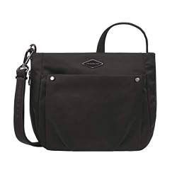 Travelon: Parkview Umhängetasche mit Diebstahlschutz, schwarz, Einheitsgröße, Expansion Crossbody-Tasche von Travelon