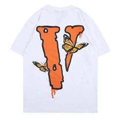 NAGRI Legends Never Die V Butterfly T-Shirts,Weiß,XL von Travis Scott