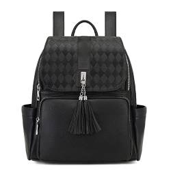 Travistar Rucksack Damen Klein Elegant - Casual Lederrucksack Wasserdicht Cityrucksack Modern Reiserucksack Schulrucksack Arbeitsrucksack Daypack Mode für Frauen von Travistar