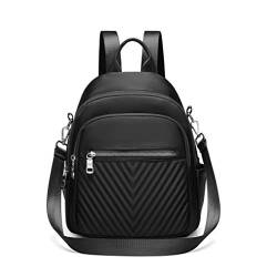 Travistar Rucksack Damen Klein Nylon Casual Damenrucksäcke Schultertasche 2 In 1 Kleiner Damen rucksack Rucksackhandtaschen Mädchen Für Lässig Schule Travel Wandern Arbeit von Travistar