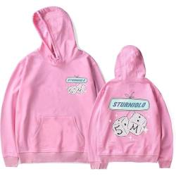 Sturniolo Triplets Merch Kapuzenpullover Männer Frauen Unisex Übergroße Hoodies Lässig Lose Bedruckt Langarm Pullover Sweatshirts XXS-4XL-Black||XXS von Trconk