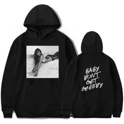 Tate McRae Baby T8 Greedy Tour Kapuzenpullover 2D Mode Druck Pullover Sweatshirt Casual Street Trendy Hoodies Mode Kleidung XXS-4XL-Black||XXS von Trconk
