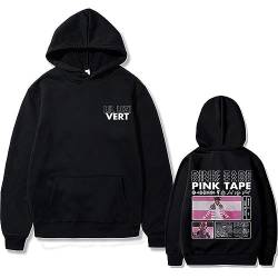 Trconk Kapuzenpullover Lil Uzi Vert Bedruckt Langärmelig Pullover Männer Frauen Hip Hop Straßenkleidung Lose Lässig Harajuku Sweatshirts Neutral Oberteile-Black||XXS von Trconk